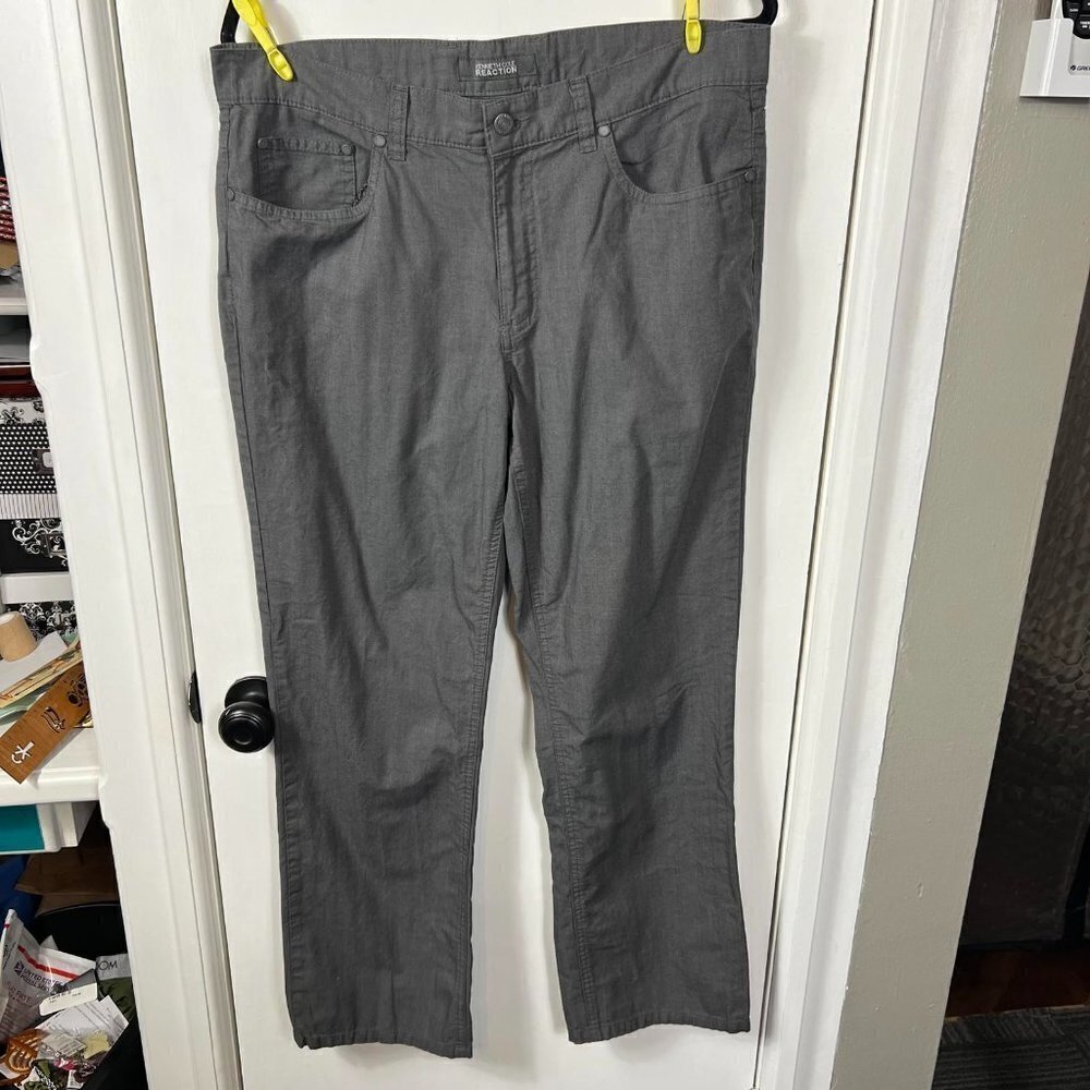 Kenneth Cole Reaction sim gray combo 100% cotton jeans pants. 33x30